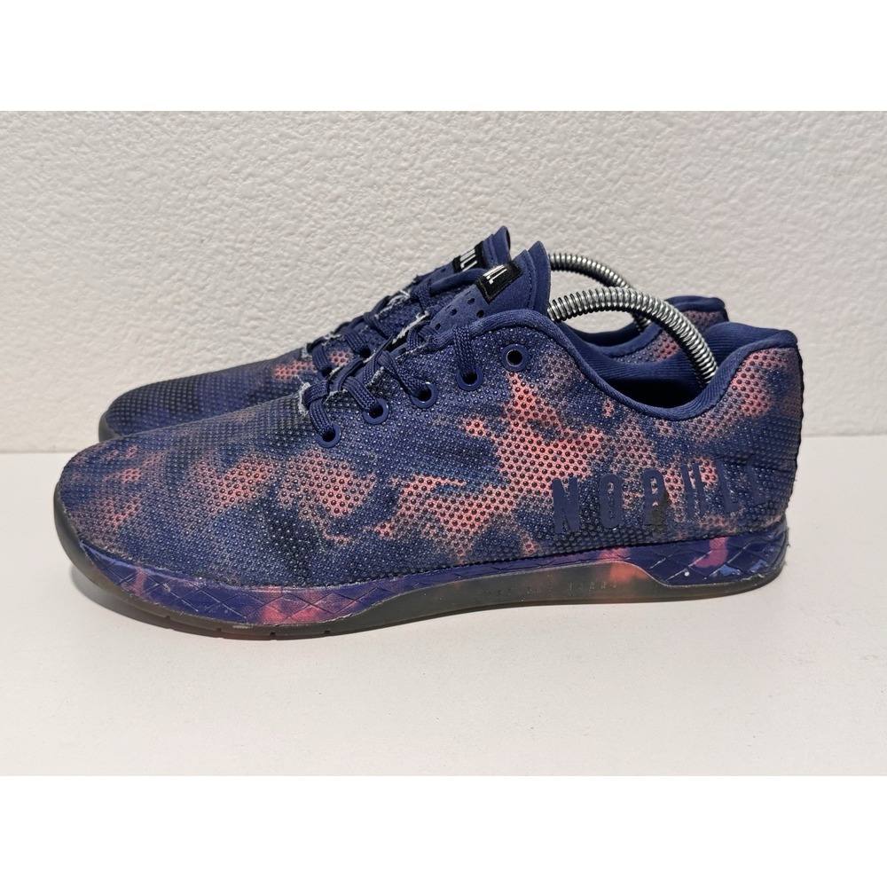 NOBULL Black Outwork Sneaker Mens Sz 10.5 Shoe Purple Camo Gym Trainers